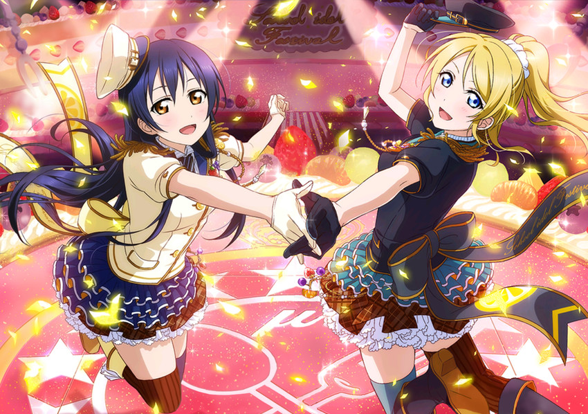 sonoda umi and ayase eli (love live! and 2 more)