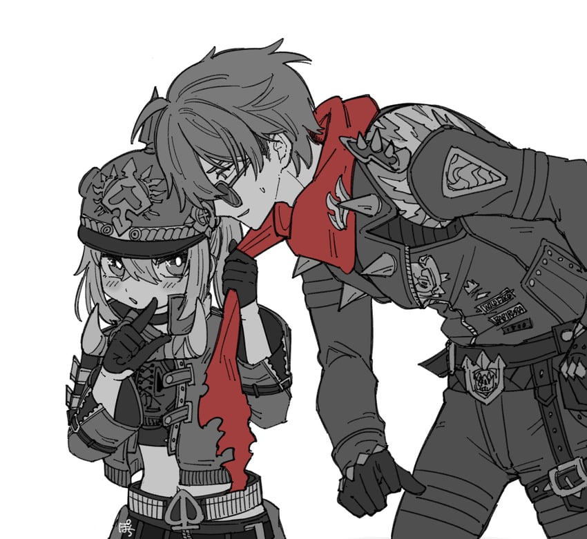 luciana de montefio and lighter (zenless zone zero) drawn by popochi_fuwa