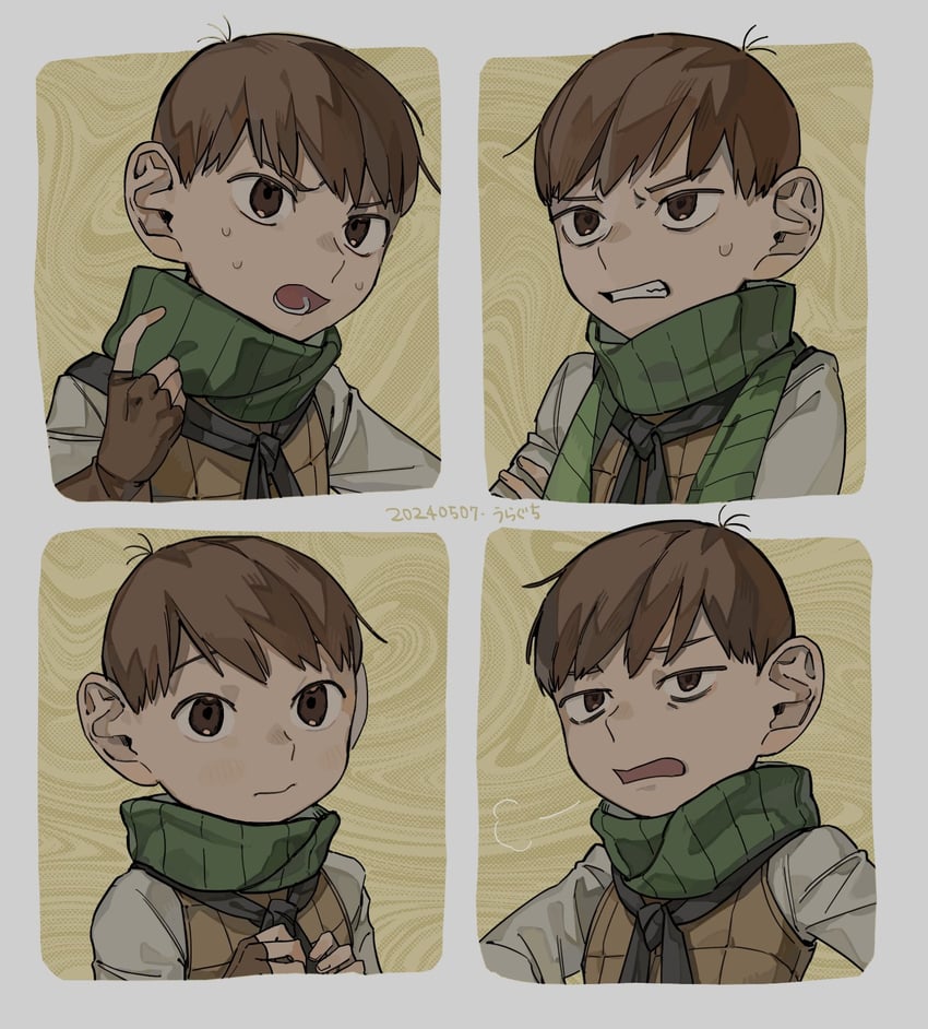 chilchuck tims, shapeshifter, and shapeshifter chilchuck (dungeon meshi) drawn by drruraguchi