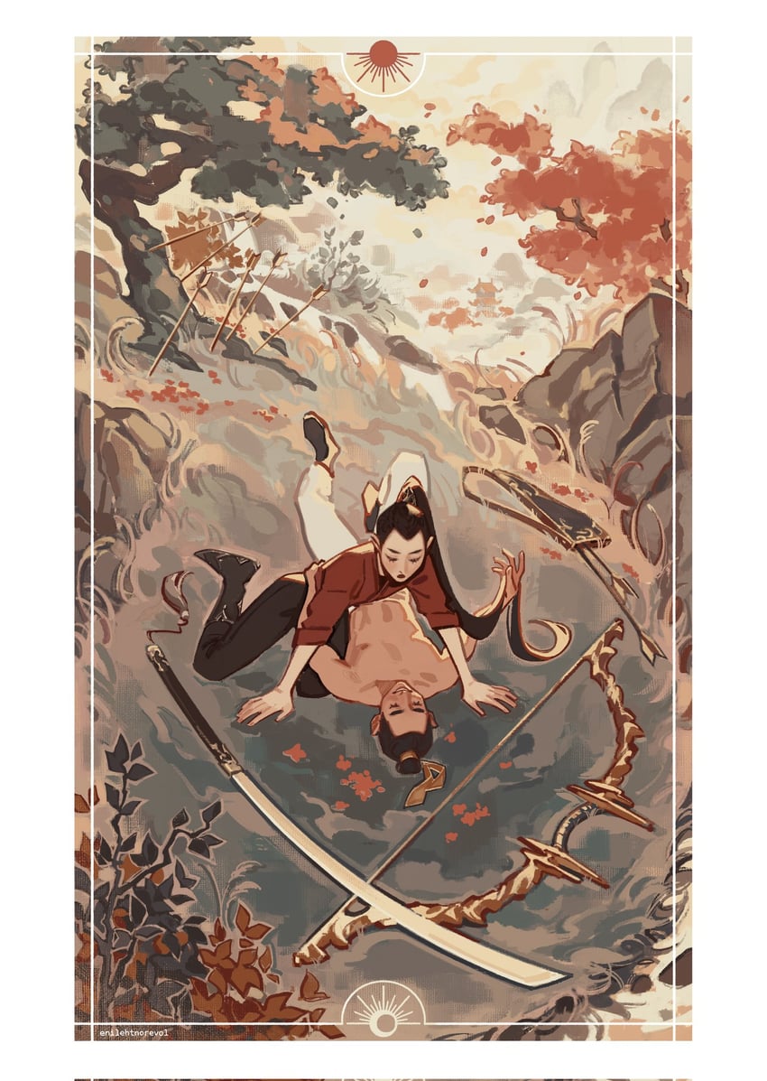 mu qing and feng xin (tianguan cifu) drawn by enilehtnorevol