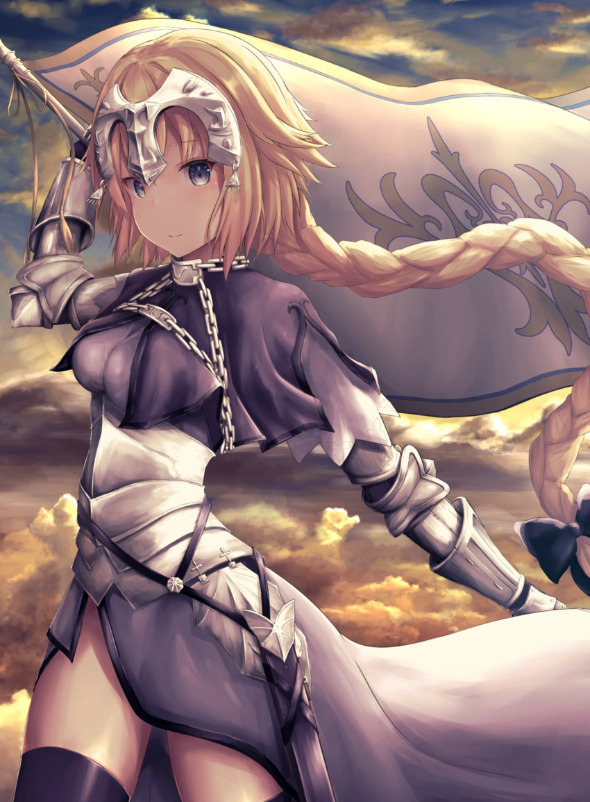 jeanne d'arc (fate and 2 more) drawn by misaki_miso