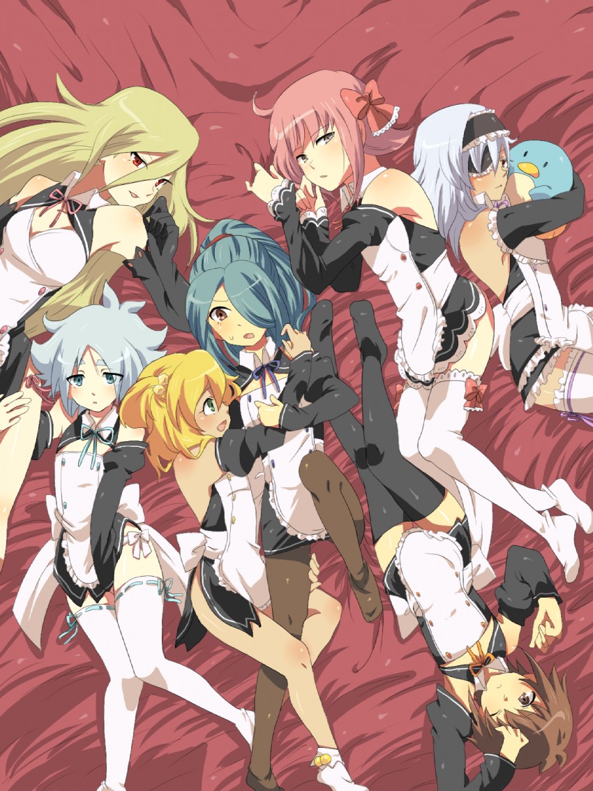 afuro terumi, kazemaru ichirouta, fubuki shirou, miyasaka ryou, sakuma jirou, and 9 more (inazuma eleven and 1 more) drawn by ninahachi