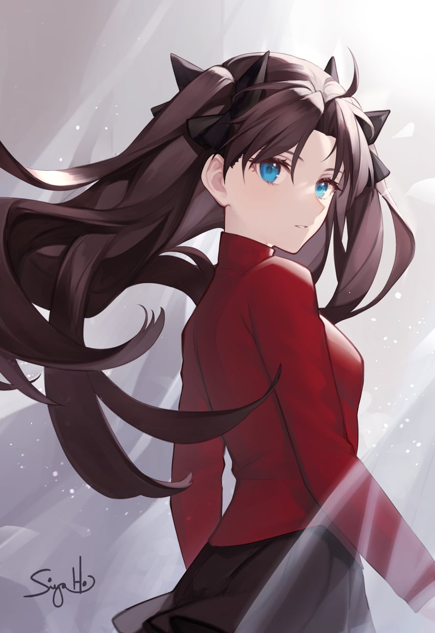 tohsaka rin (fate and 1 more) drawn by siya_ho