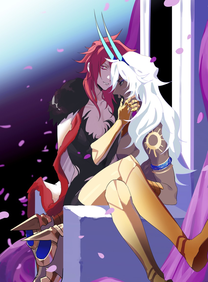 karna, arjuna, arjuna alter, and super karna (fate and 1 more) drawn by 676643396dolce