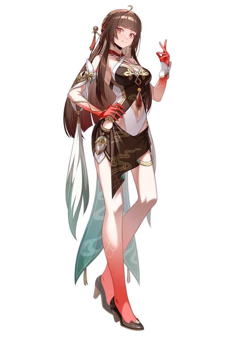 lingsha (honkai and 1 more) drawn by porikeracchou