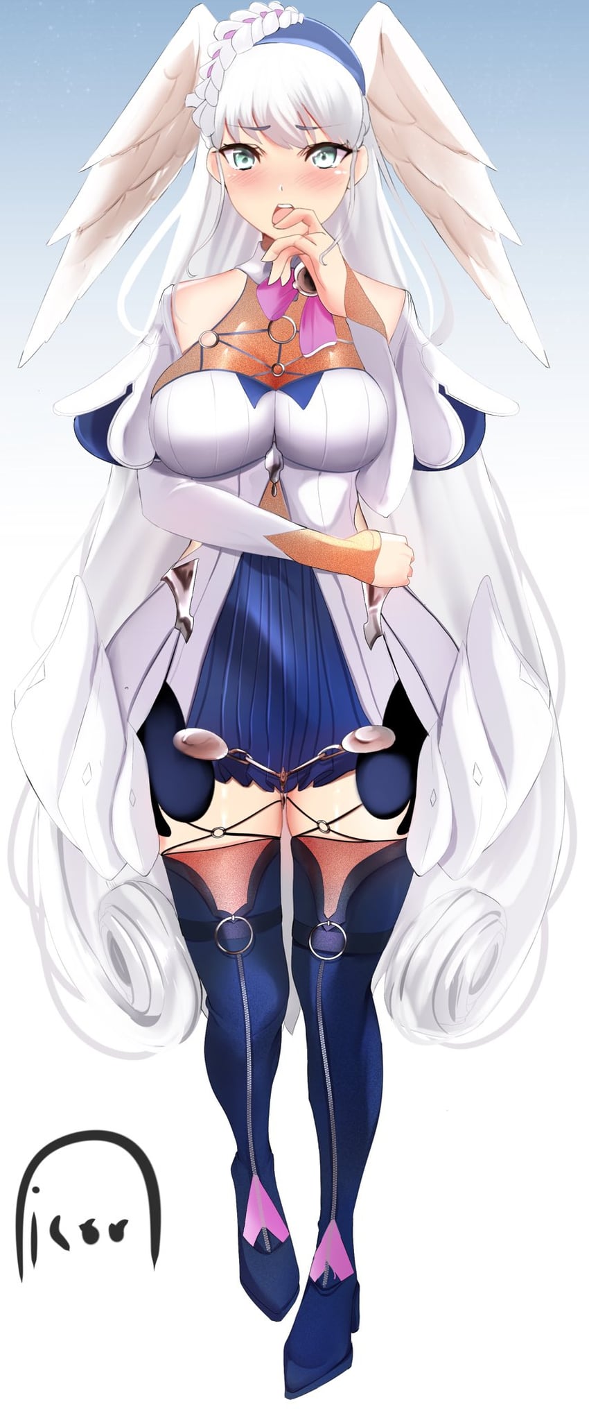 melia antiqua (xenoblade chronicles and 2 more) drawn by icoo