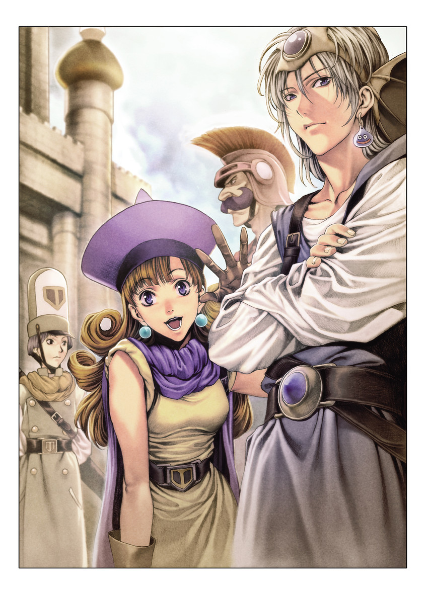 alena, hero, clift, and ryan (dragon quest and 1 more) drawn by homare_(fool's_art)