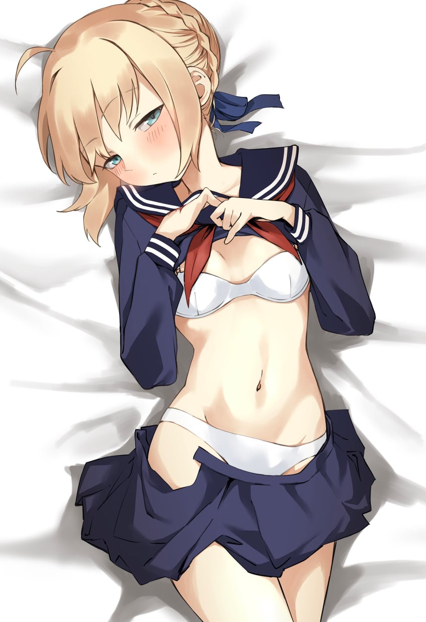 artoria pendragon and master artoria (fate and 1 more) drawn by chiizu_ore