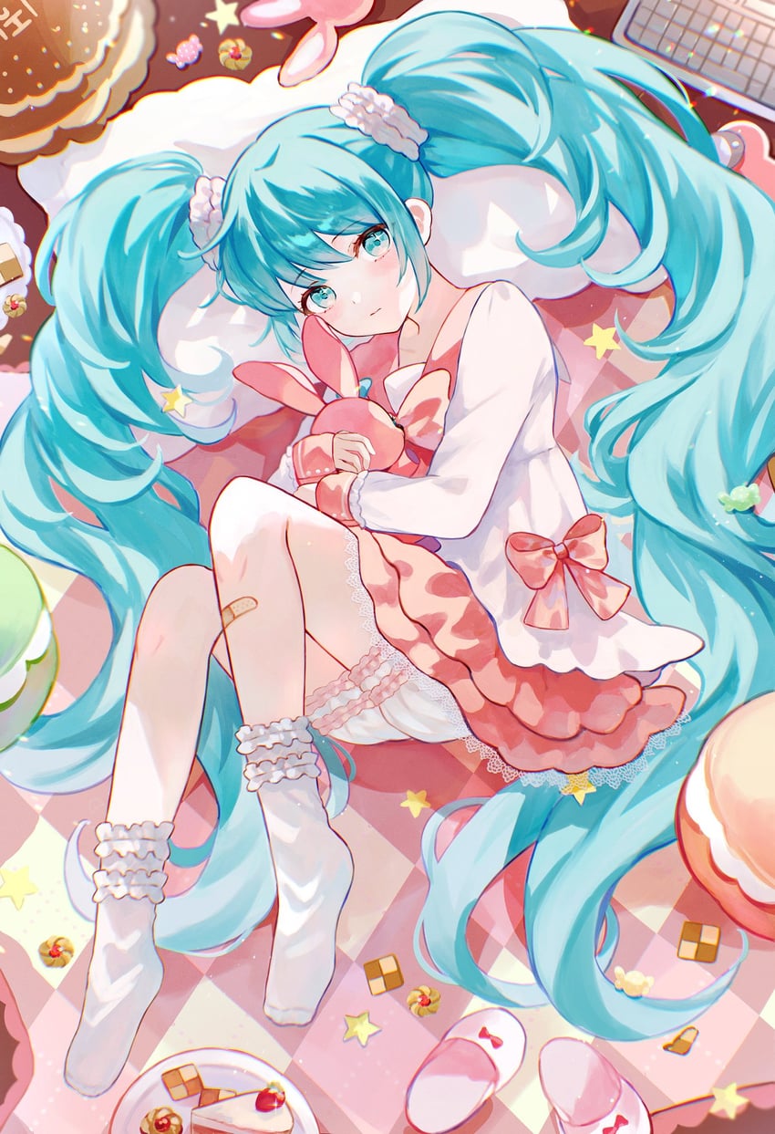 hatsune miku (vocaloid and 1 more) drawn by ilis_0226