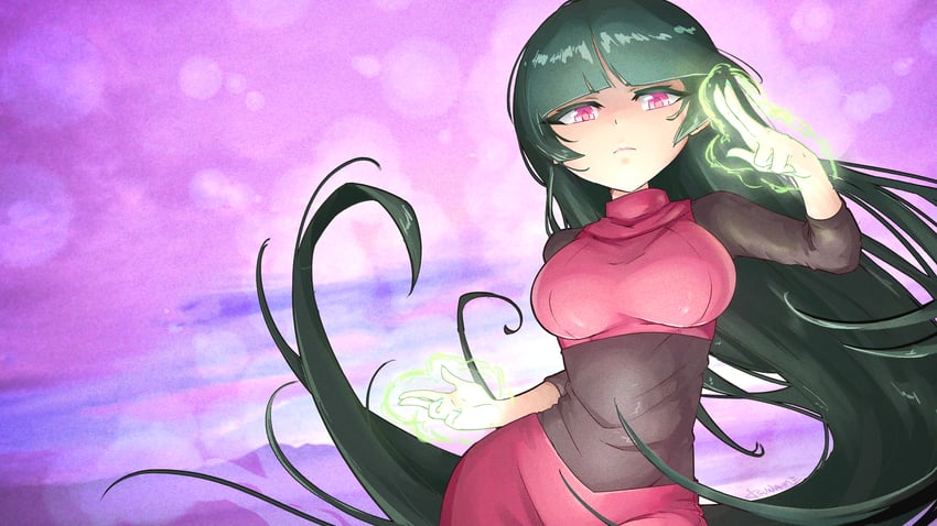 sabrina (pokemon and 1 more) drawn by tsunami_hisoka