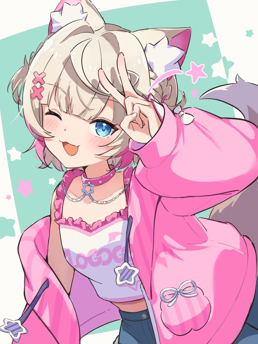mococo abyssgard (hololive and 1 more) drawn by saka_mikatsuki