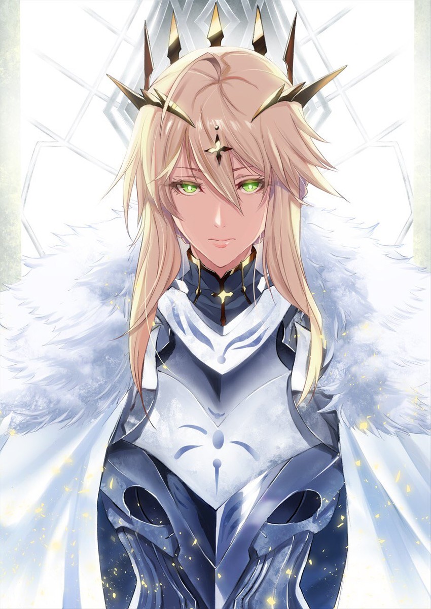 artoria pendragon and lion king (fate and 1 more) drawn by kawabata_yoshihiro