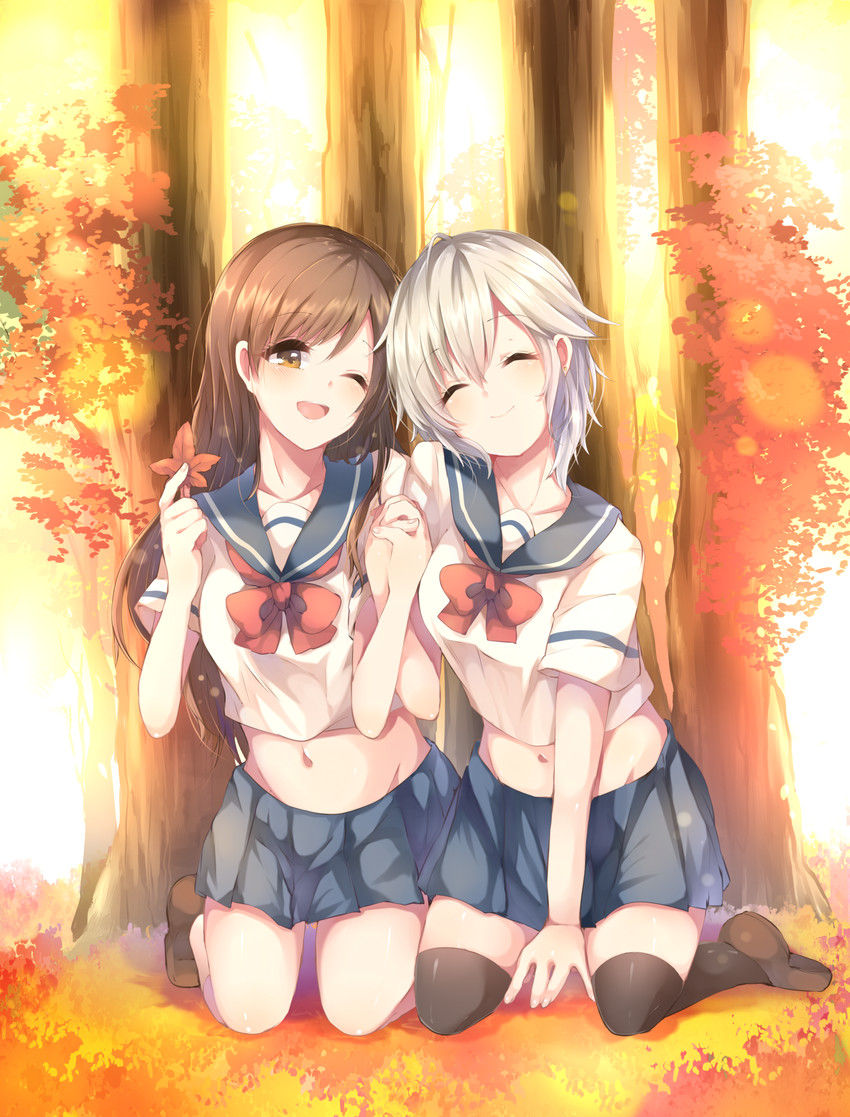 nitta minami and anastasia (idolmaster and 1 more) drawn by kaenuco