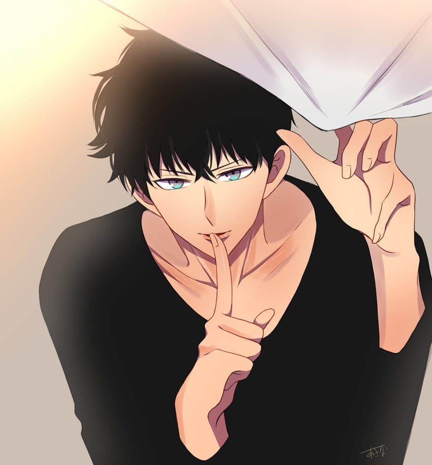 sung jin-woo (solo leveling) drawn by akina_(user_htkx7587)