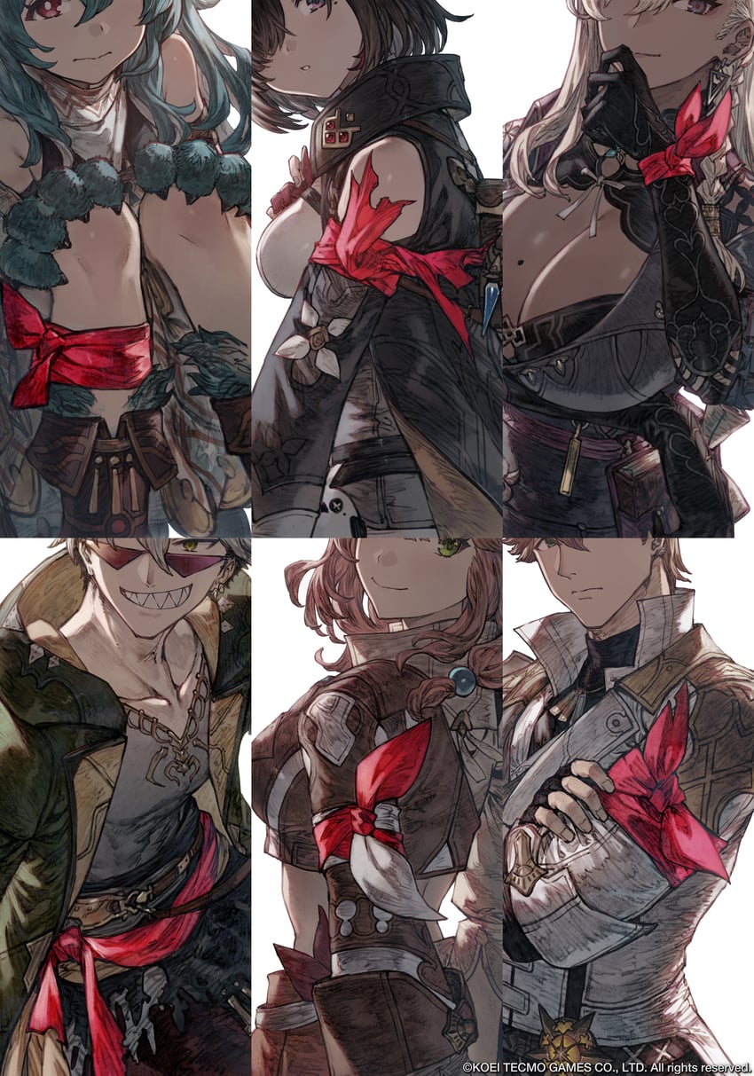 yumia liessfeldt, isla von duerer, rutger arendt, lenja, nina friede, and 1 more (atelier and 1 more) drawn by benitama
