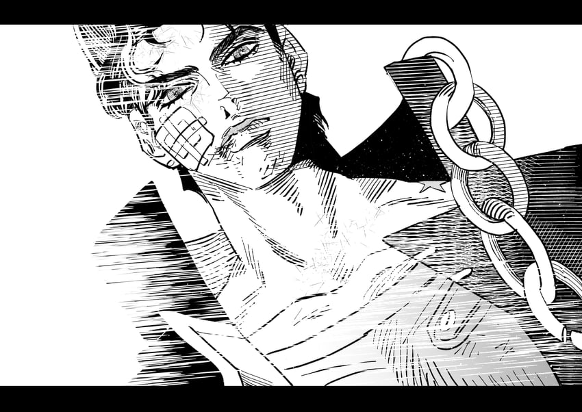 kujo jotaro (jojo no kimyou na bouken and 1 more) drawn by danggo99