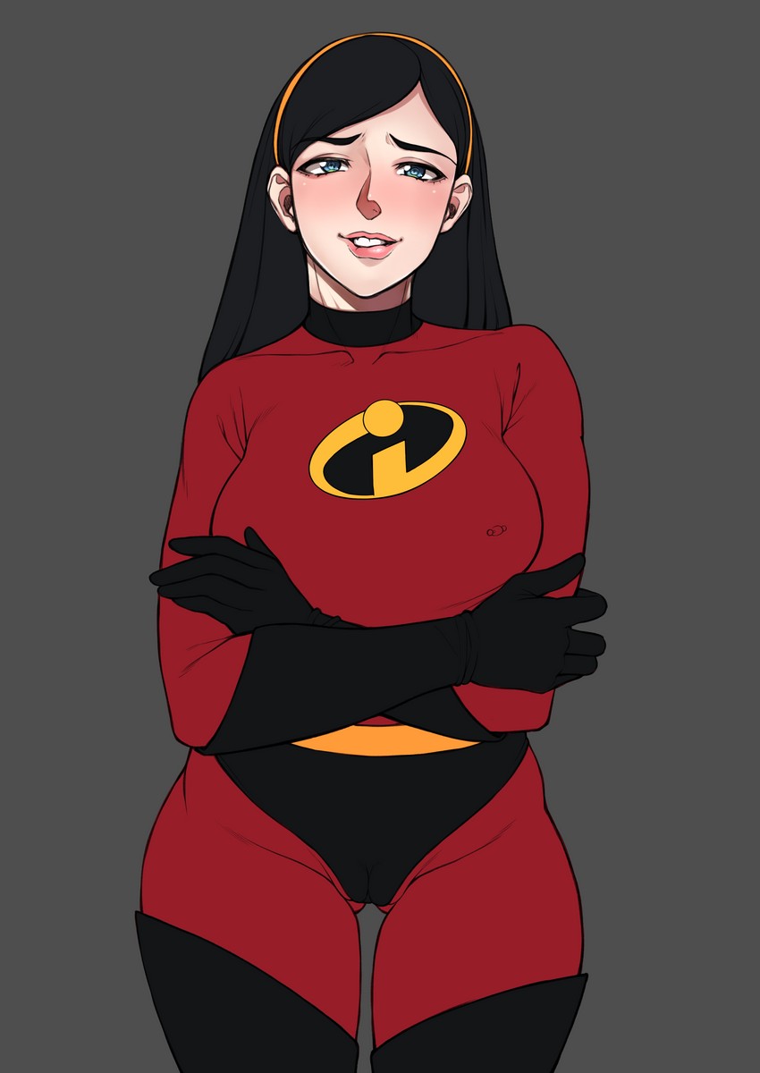 violet parr (the incredibles) drawn by niu_ju_(orange_bull)