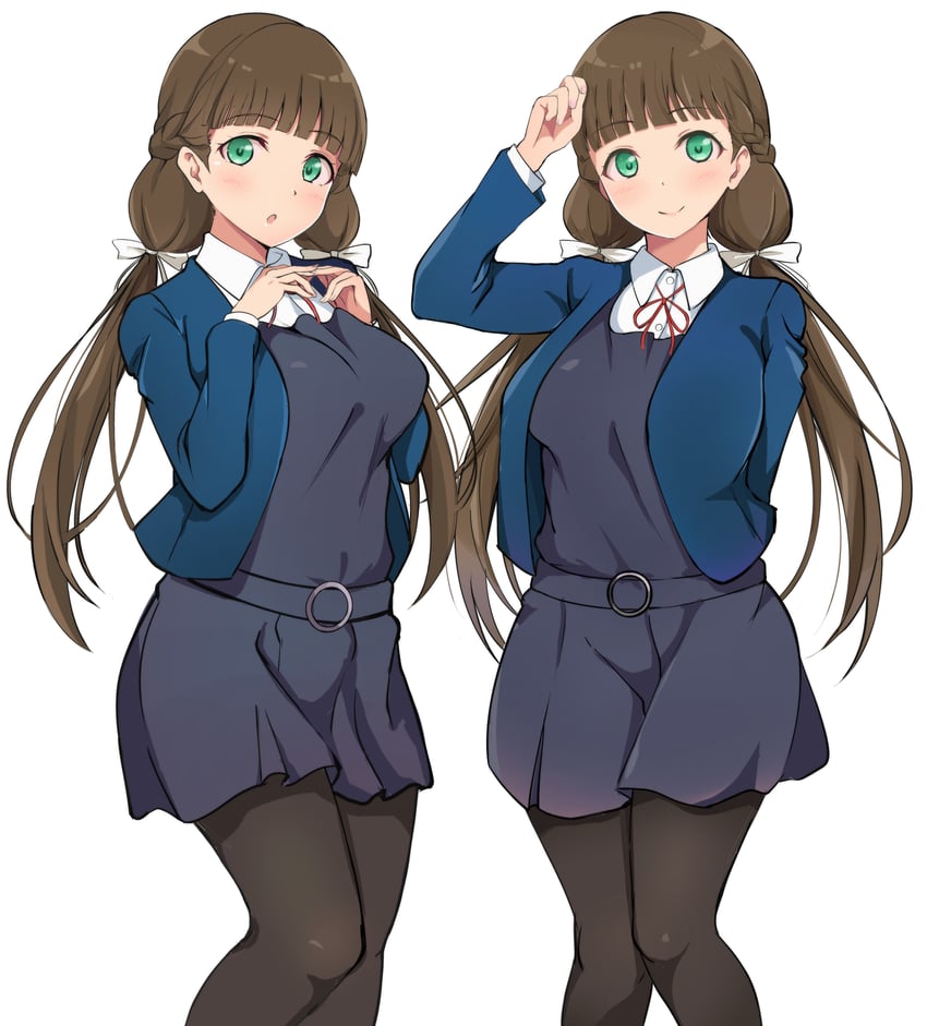 sakurakoji kinako (love live! and 1 more) drawn by wewe