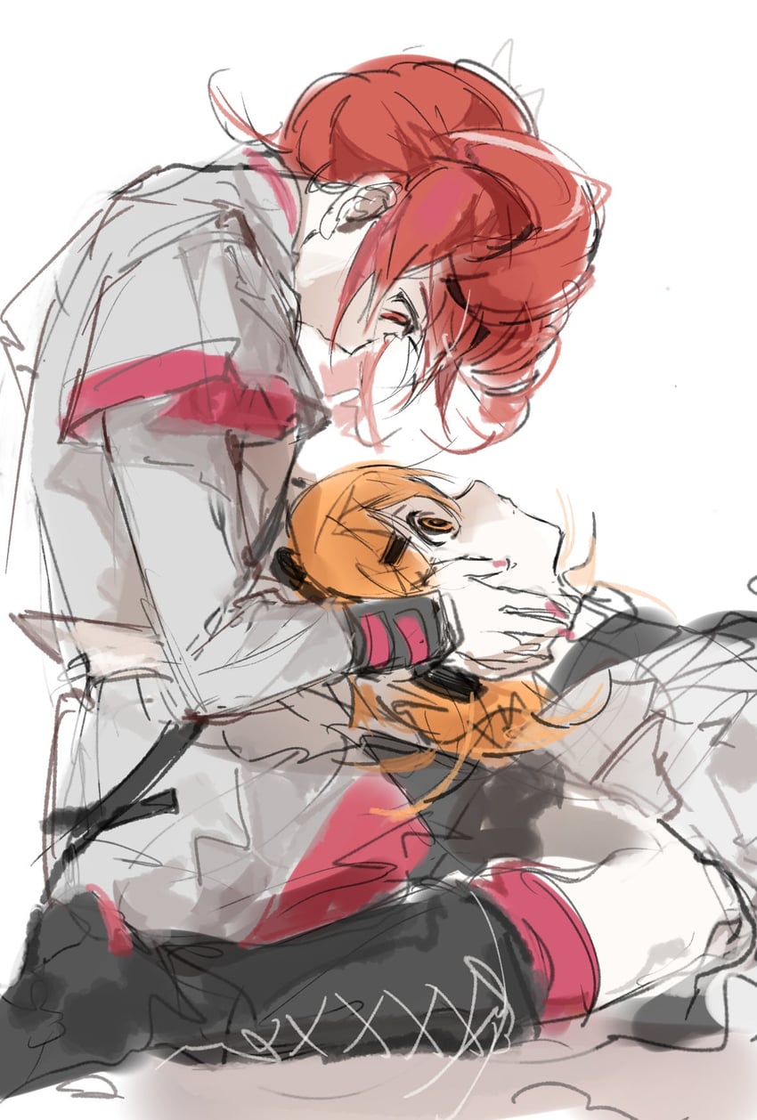 kasane teto and adachi rei (utau and 2 more) drawn by munjiduck