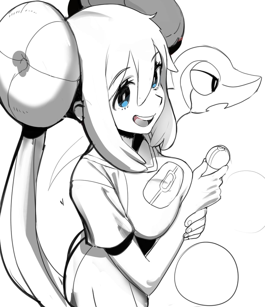 rosa and snivy (pokemon and 1 more) drawn by sho-n-d