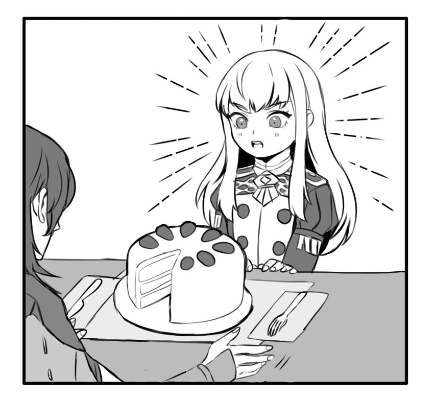 female byleth and lysithea von ordelia (fire emblem and 1 more) drawn by radiostarkiller