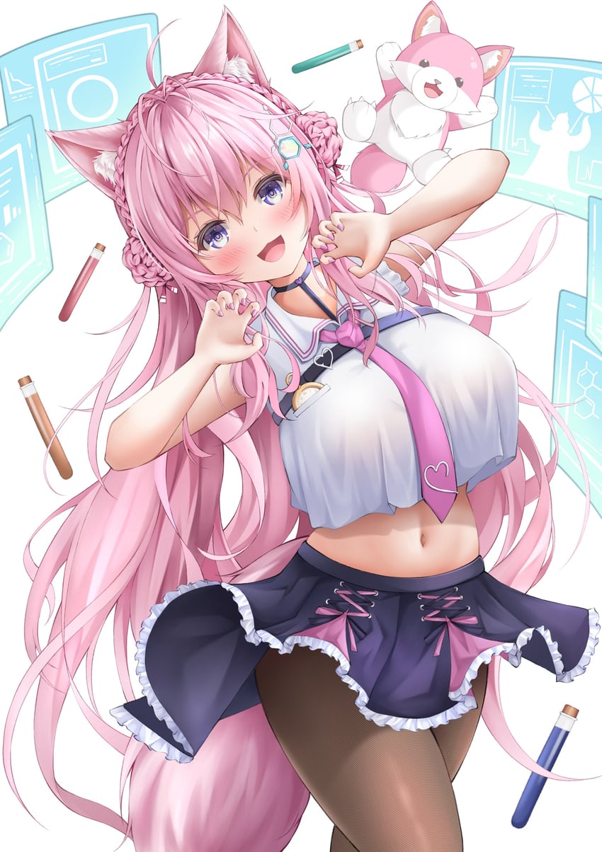 hakui koyori and kokoro (hololive) drawn by gintokyhenry