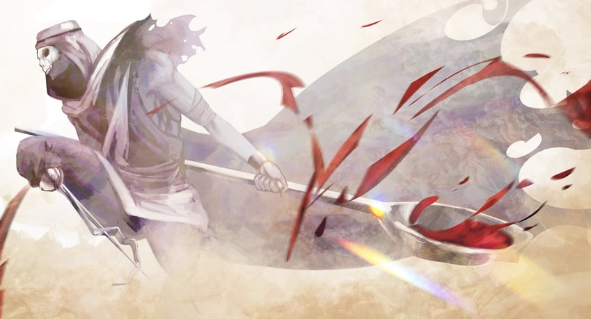 king hassan (fate and 1 more) drawn by louise_an