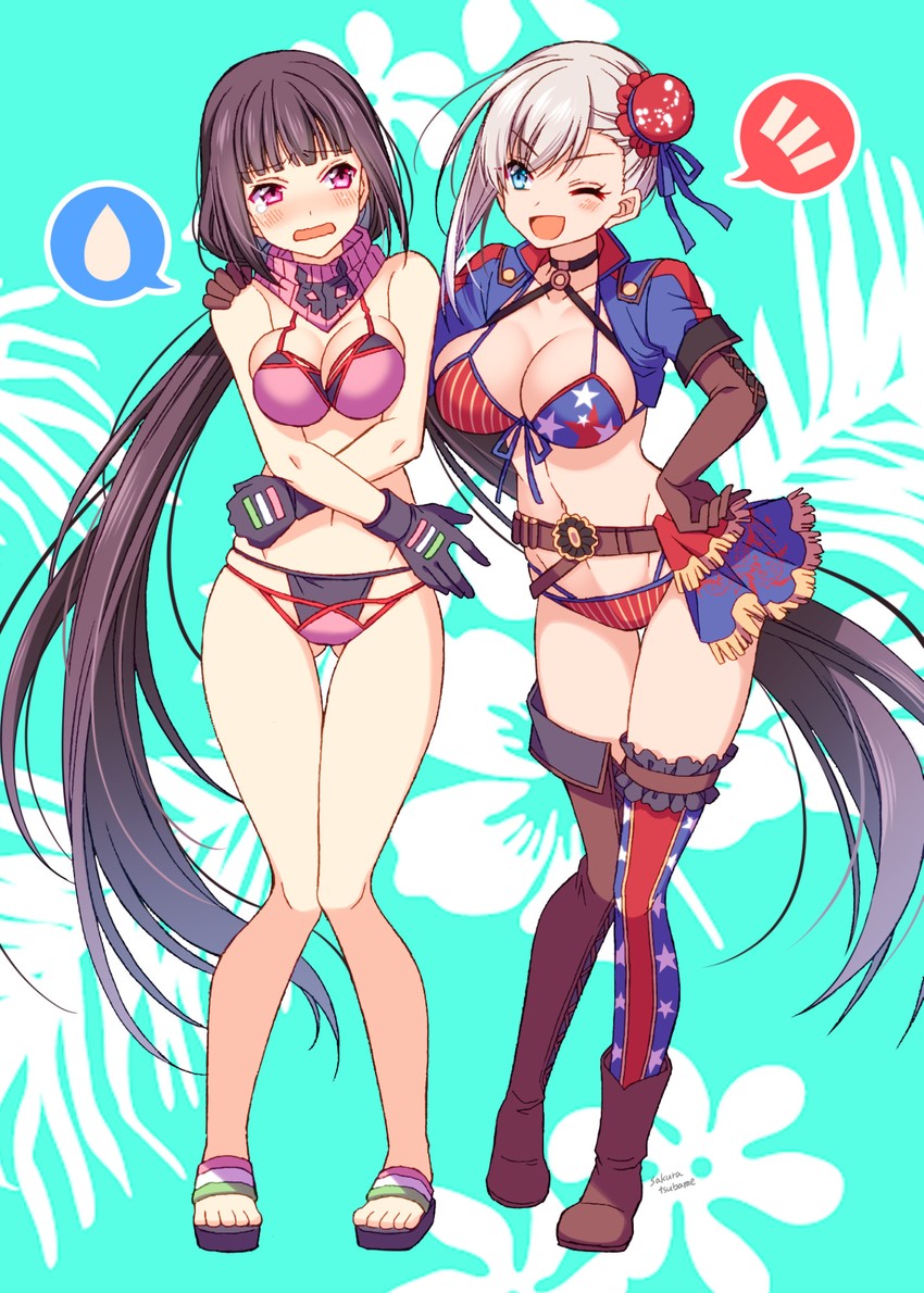 miyamoto musashi and osakabehime (fate and 1 more) drawn by sakura_tsubame