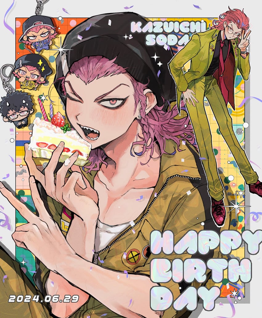 soda kazuichi (danganronpa and 2 more) drawn by joonoyuki
