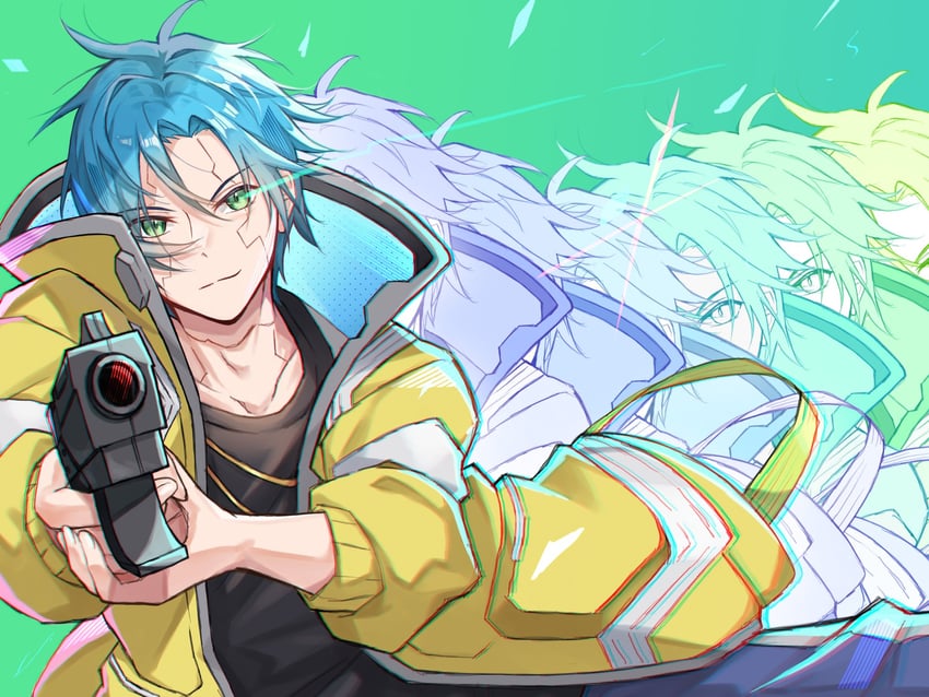 david martinez and regis altare (holostars and 3 more) drawn by zixsiga