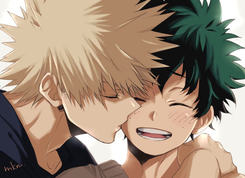 midoriya izuku and bakugou katsuki (boku no hero academia) drawn by mkm_(mkm_storage)