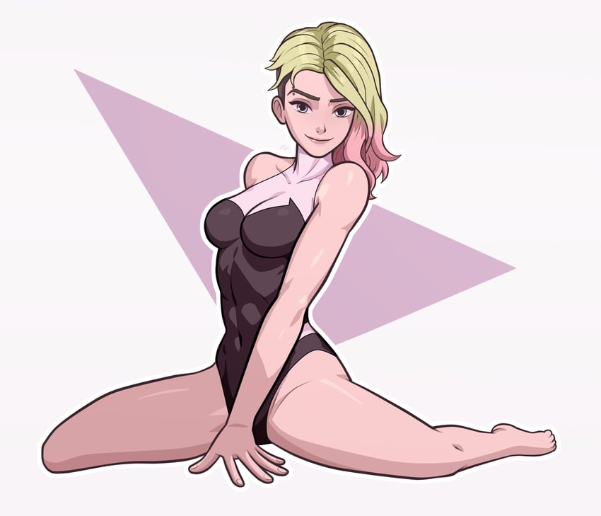 spider-gwen and gwen stacy (marvel and 3 more) drawn by kim_kai