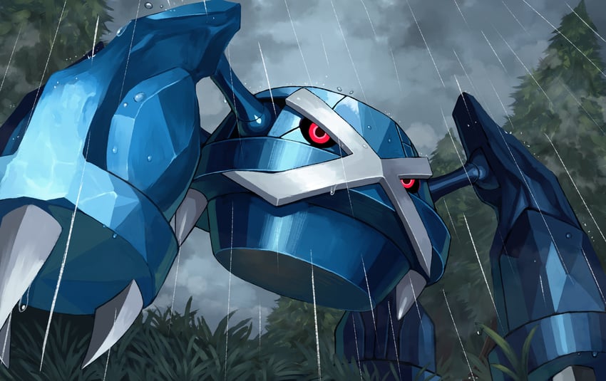 metagross (pokemon) drawn by tesshii_(riza4828)