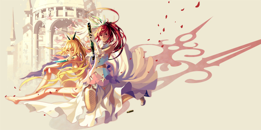 towa and toki (toki to eien toki towa) drawn by vofan