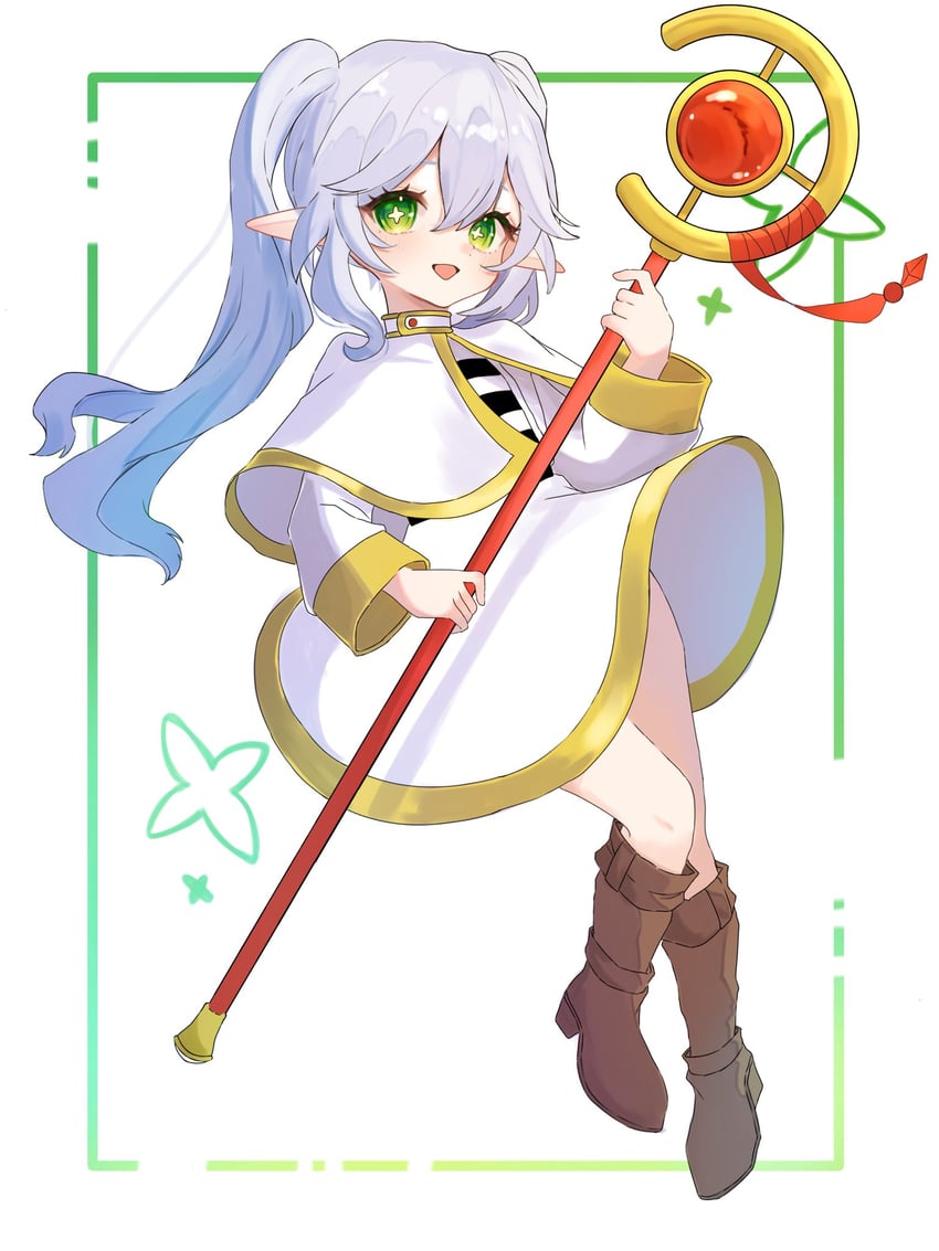 frieren and nahida (genshin impact and 1 more) drawn by neri_ane_(h_si11)