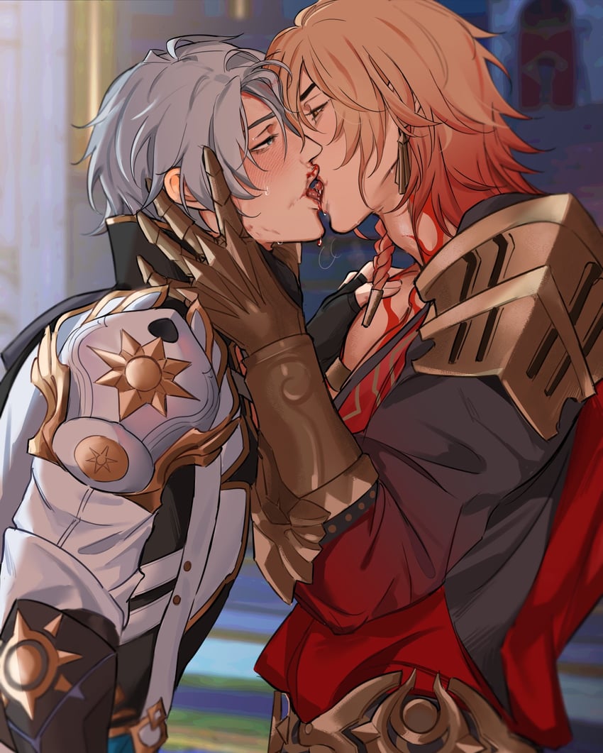 phainon and mydei (honkai and 1 more) drawn by yukaero4