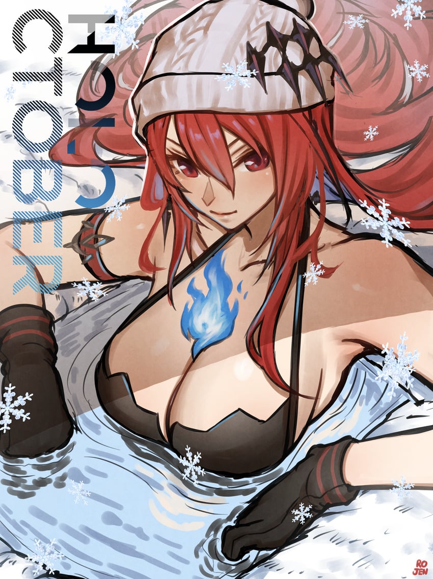 elizabeth rose bloodflame (hololive and 1 more) drawn by rojen