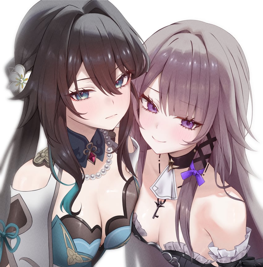 herta, the herta, and ruan mei (honkai and 1 more) drawn by vitaminechan