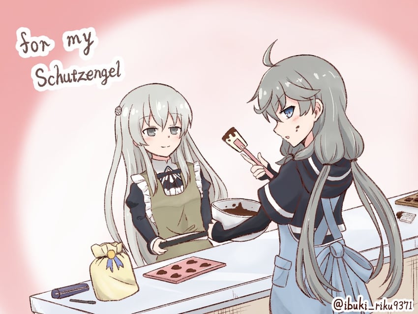 egawa kusumi and kanabako misora (assault lily) drawn by ibuki_riku