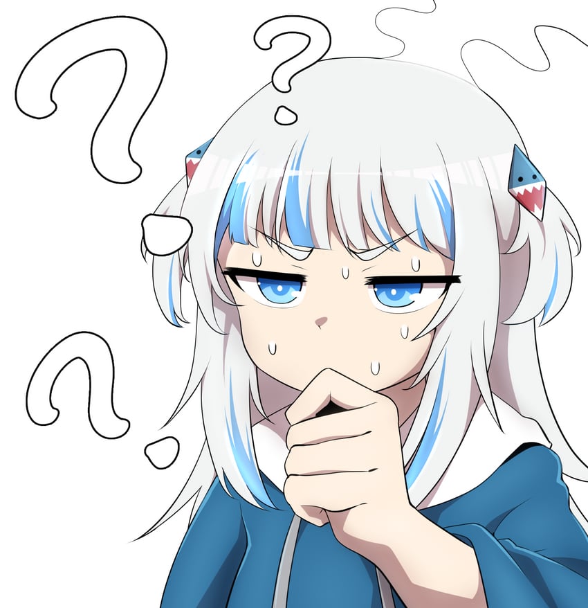 gawr gura (hololive and 1 more) drawn by danut