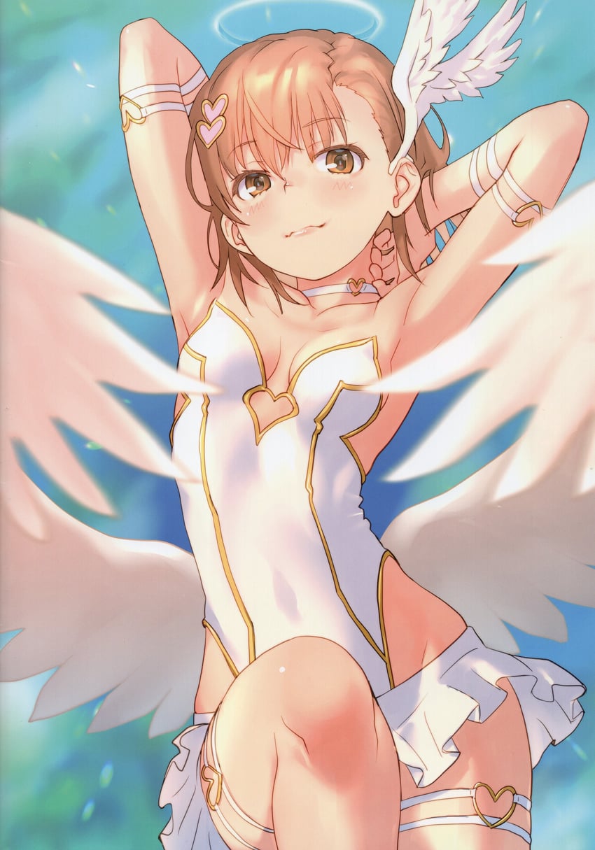 misaka mikoto (toaru majutsu no index and 2 more) drawn by raika9