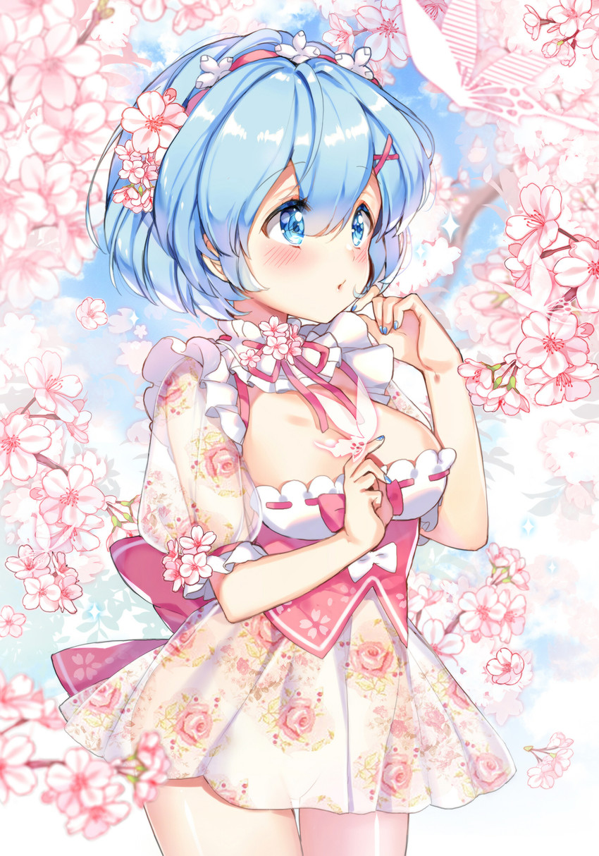 rem (re:zero kara hajimeru isekai seikatsu) drawn by pingo