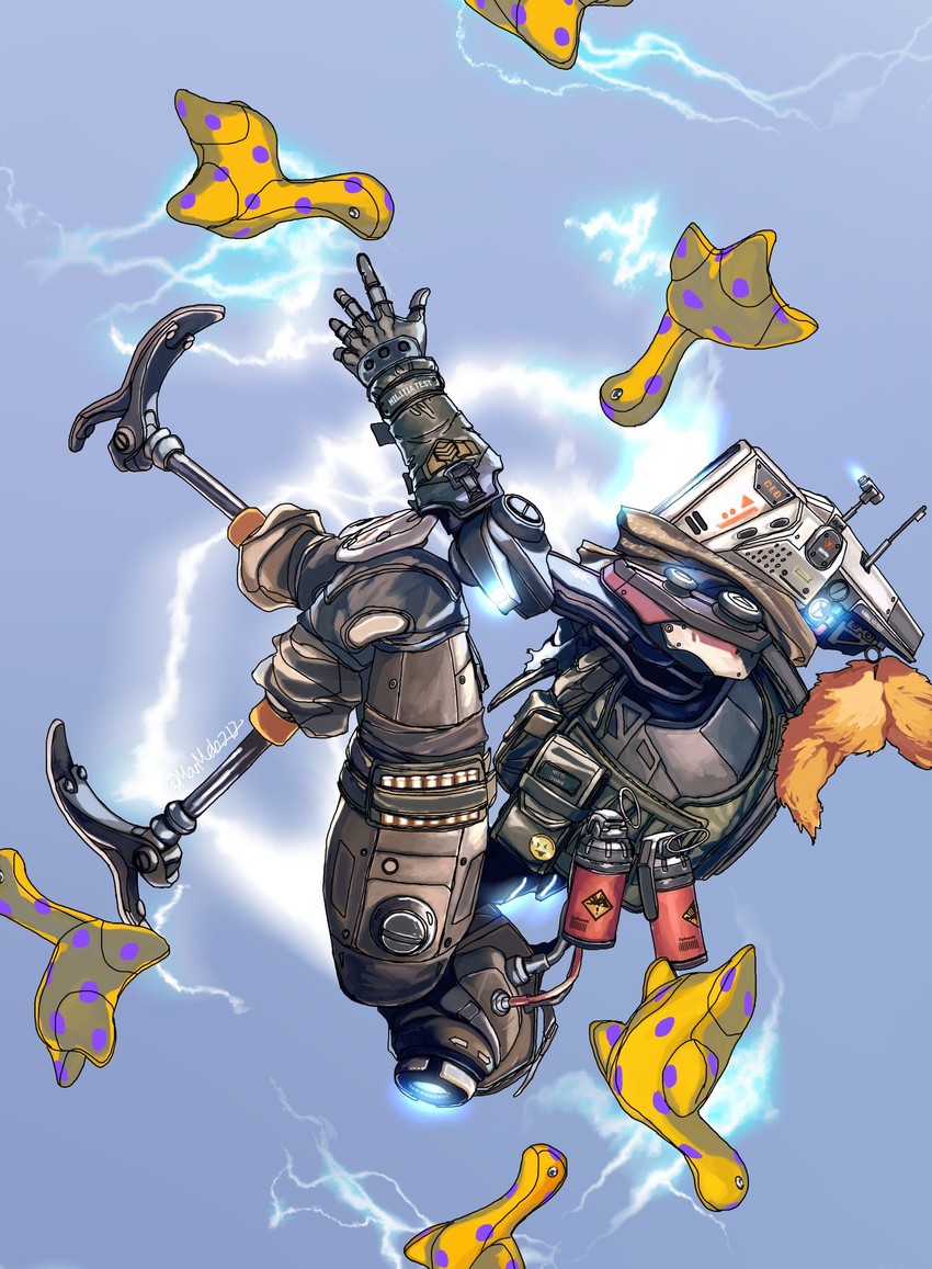 nessie, pilot, and phase shift pilot (titanfall and 1 more) drawn by kotone_a