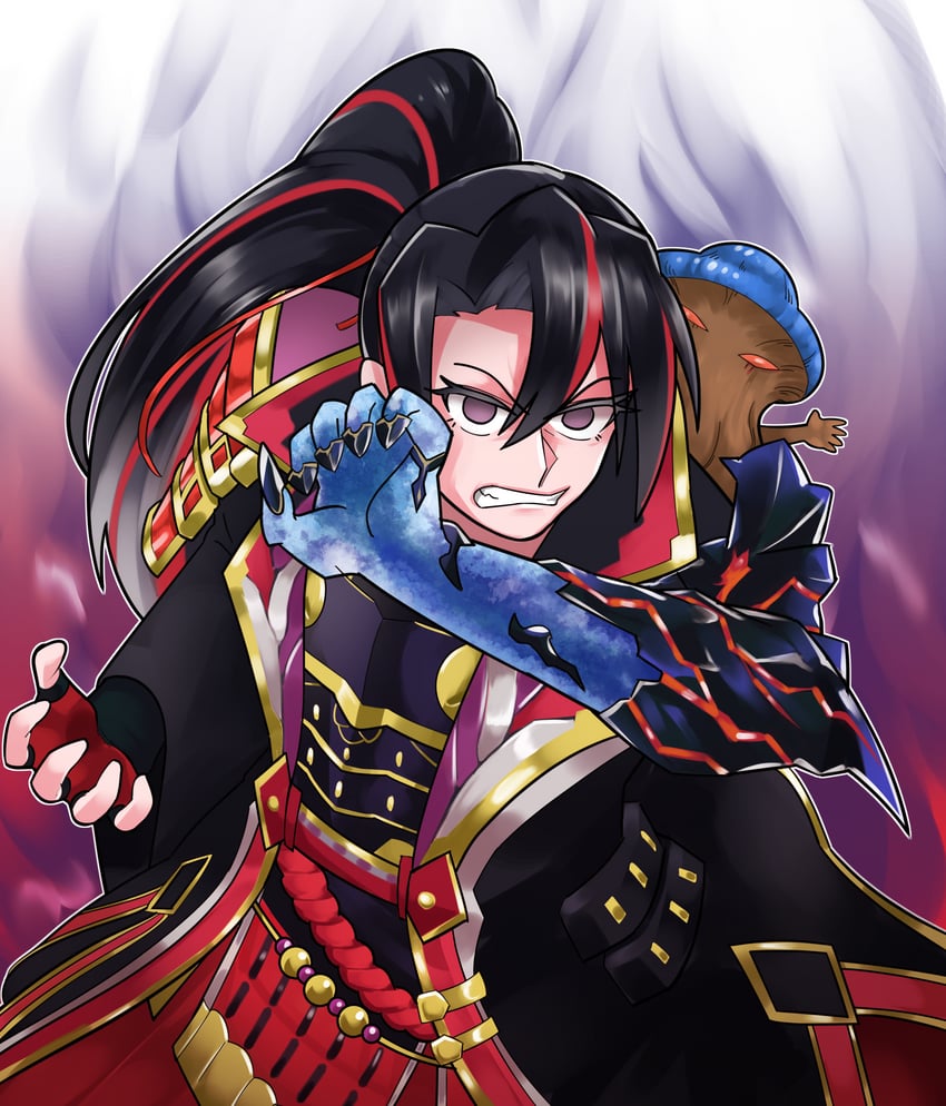 kashtira riseheart and mushroom man #2 (yu-gi-oh!) drawn by sawan_cutman