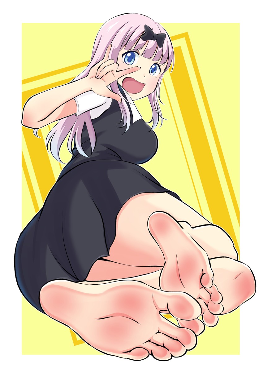 fujiwara chika (kaguya-sama wa kokurasetai ~tensai-tachi no renai zunousen~) drawn by leafar