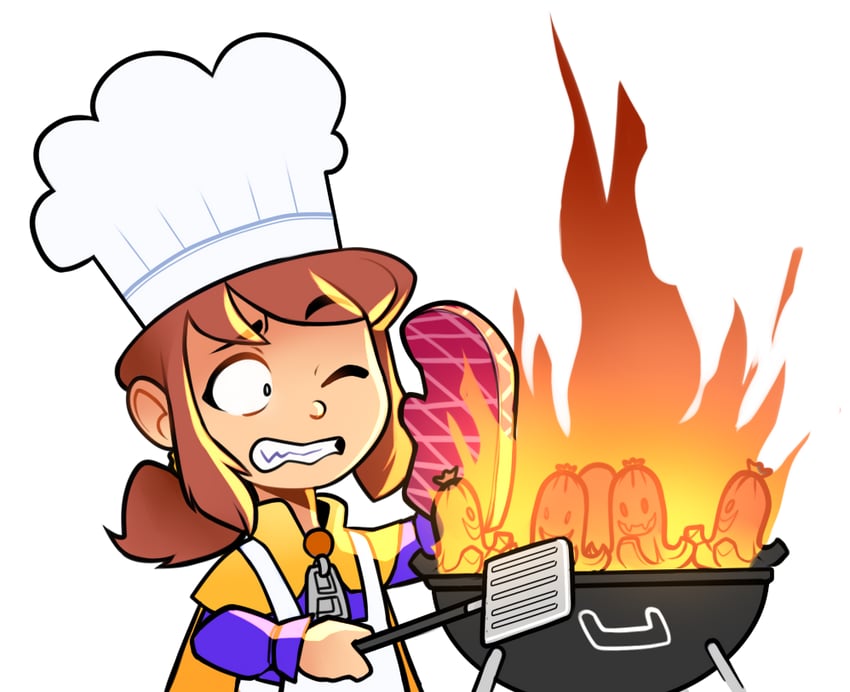 hat kid (a hat in time) drawn by jenna_brown