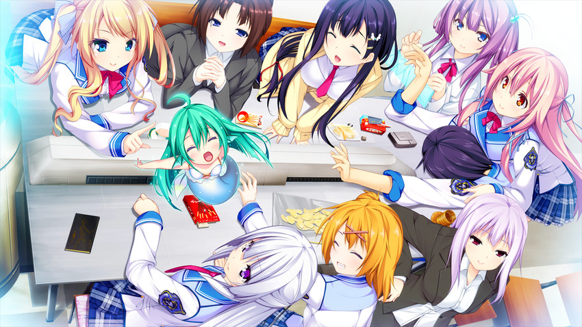 mikami lilia, ouno sumi, yatsurugi komachi, loreley, tamaki yuuka, and 3 more (harvest overray) drawn by nironiro