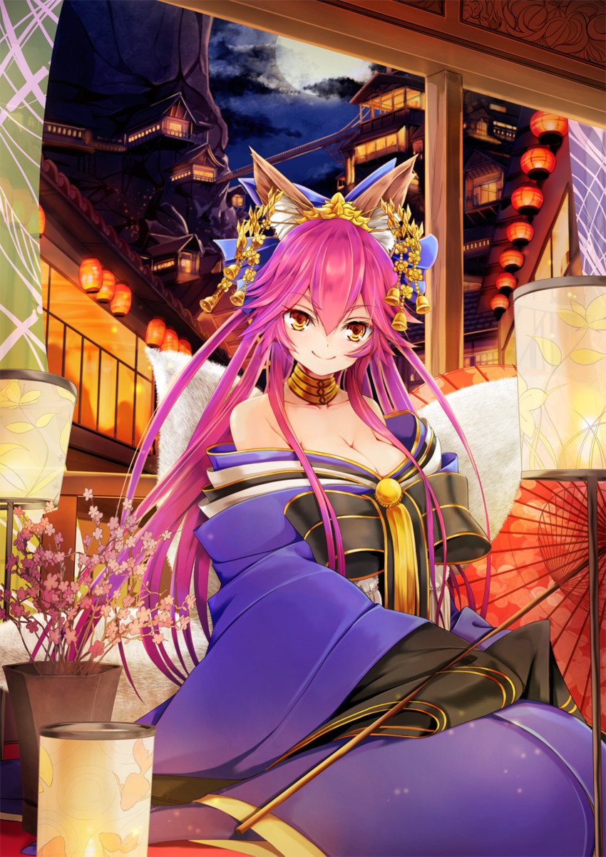 tamamo and tamamo no mae (fate and 2 more) drawn by hopper