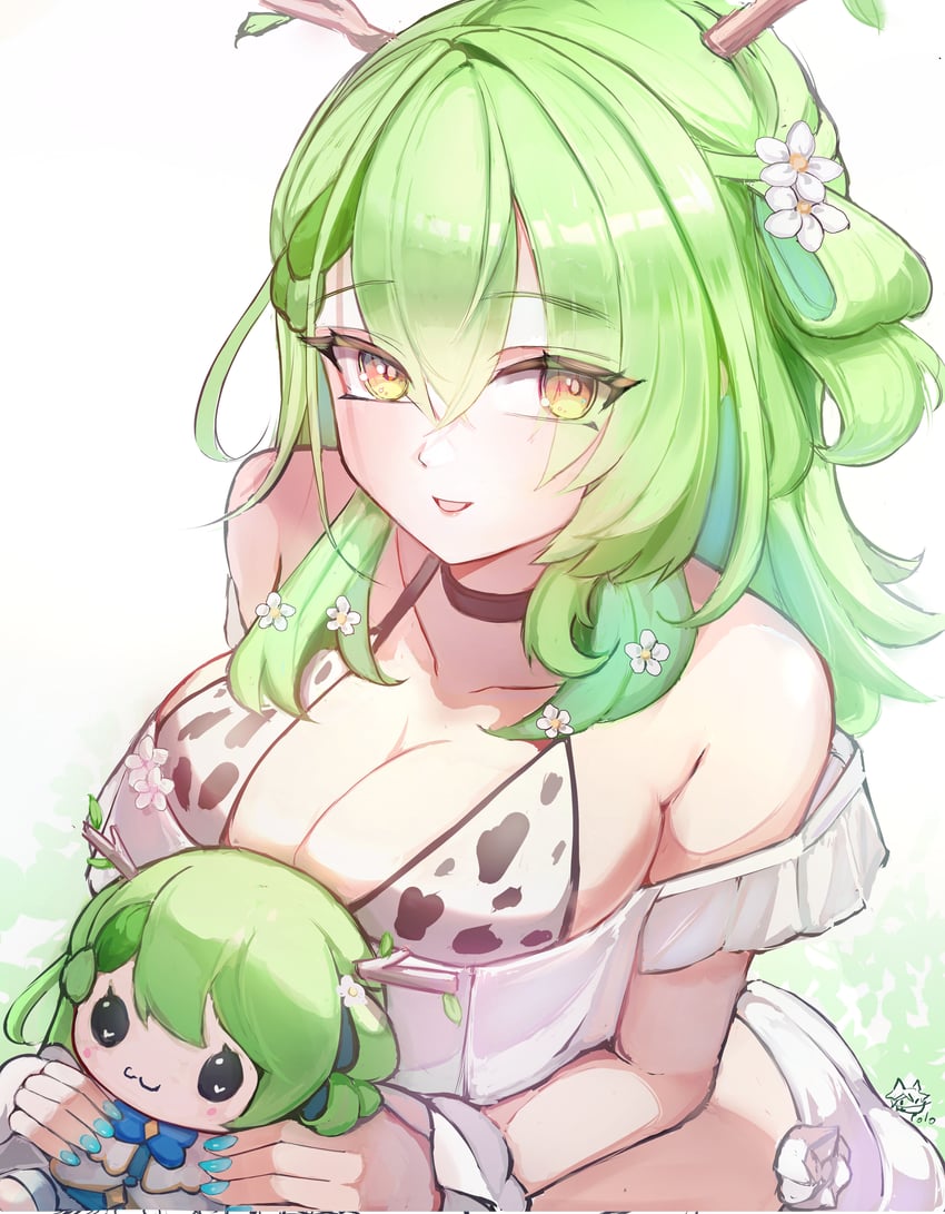 ceres fauna (hololive and 1 more) drawn by psypolo_d