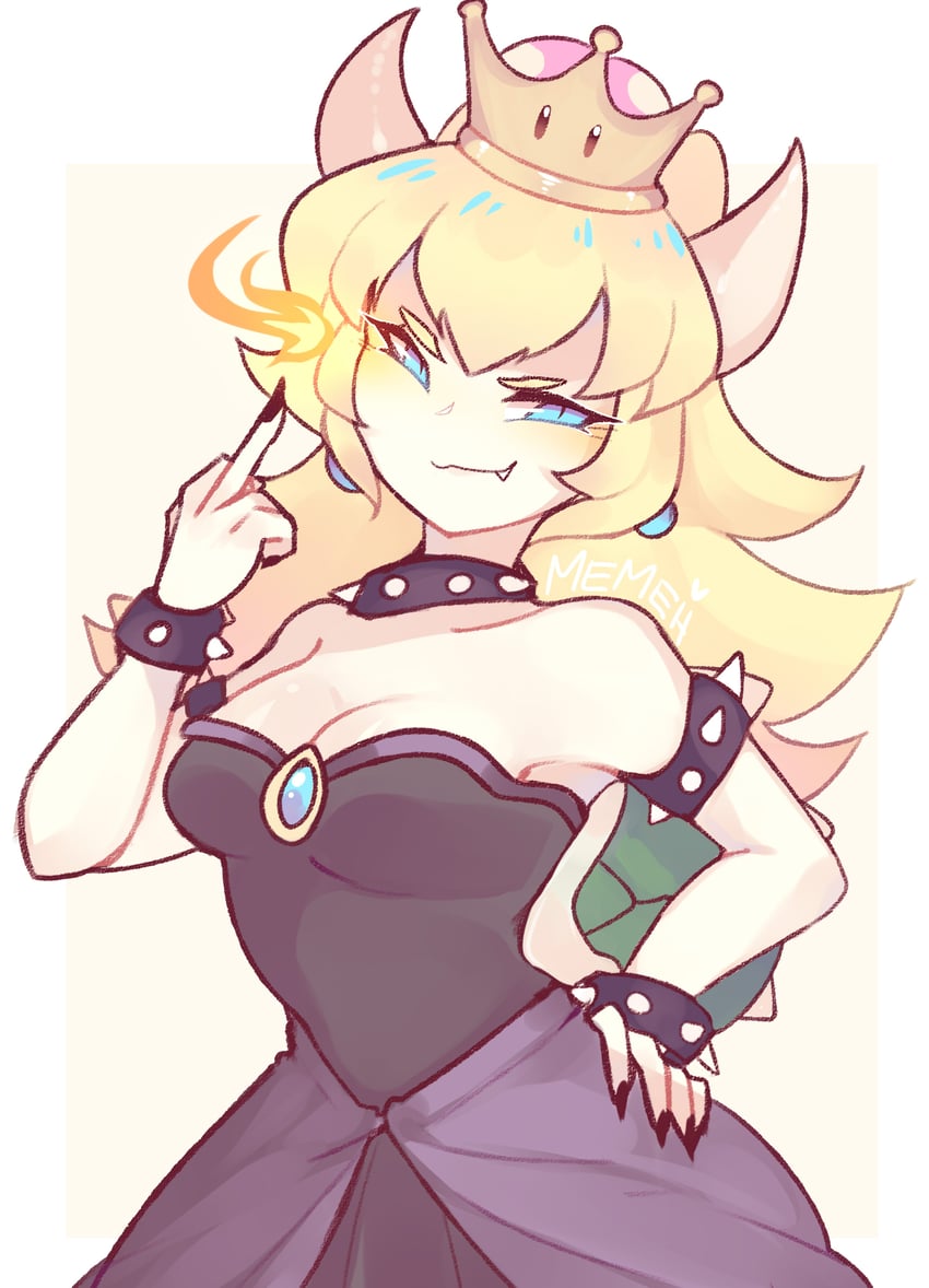 bowsette (mario and 1 more) drawn by mimi-loves-foxes